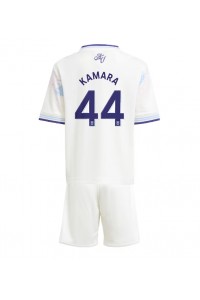 Aston Villa Boubacar Kamara #44 Babyklær Tredje Fotballdrakt til barn 2025-26 Korte ermer (+ Korte bukser)